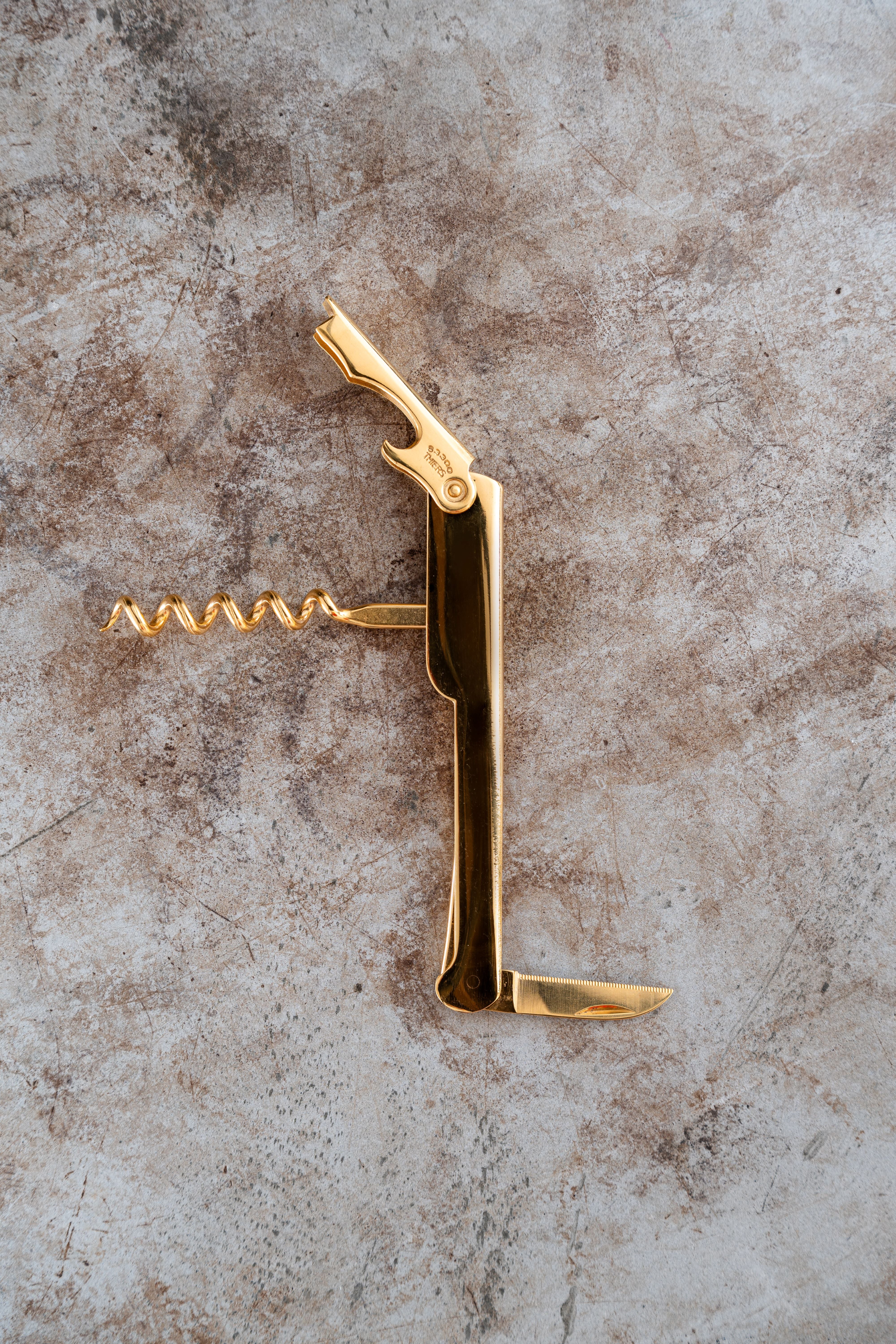Cartailler-Deluc Sommelier Corkscrew - Gold