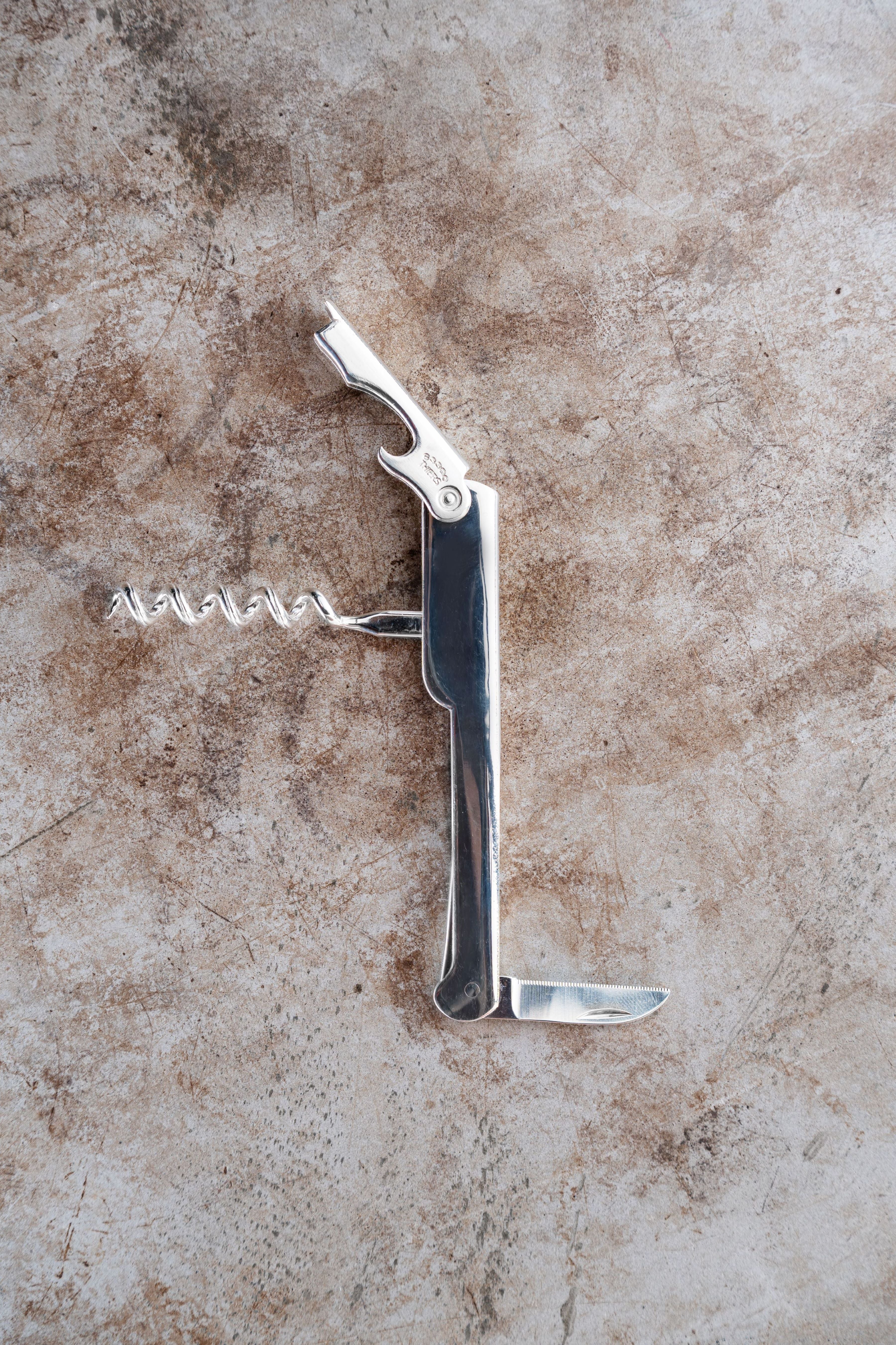 Cartailler-Deluc Sommelier Corkscrew - Silver