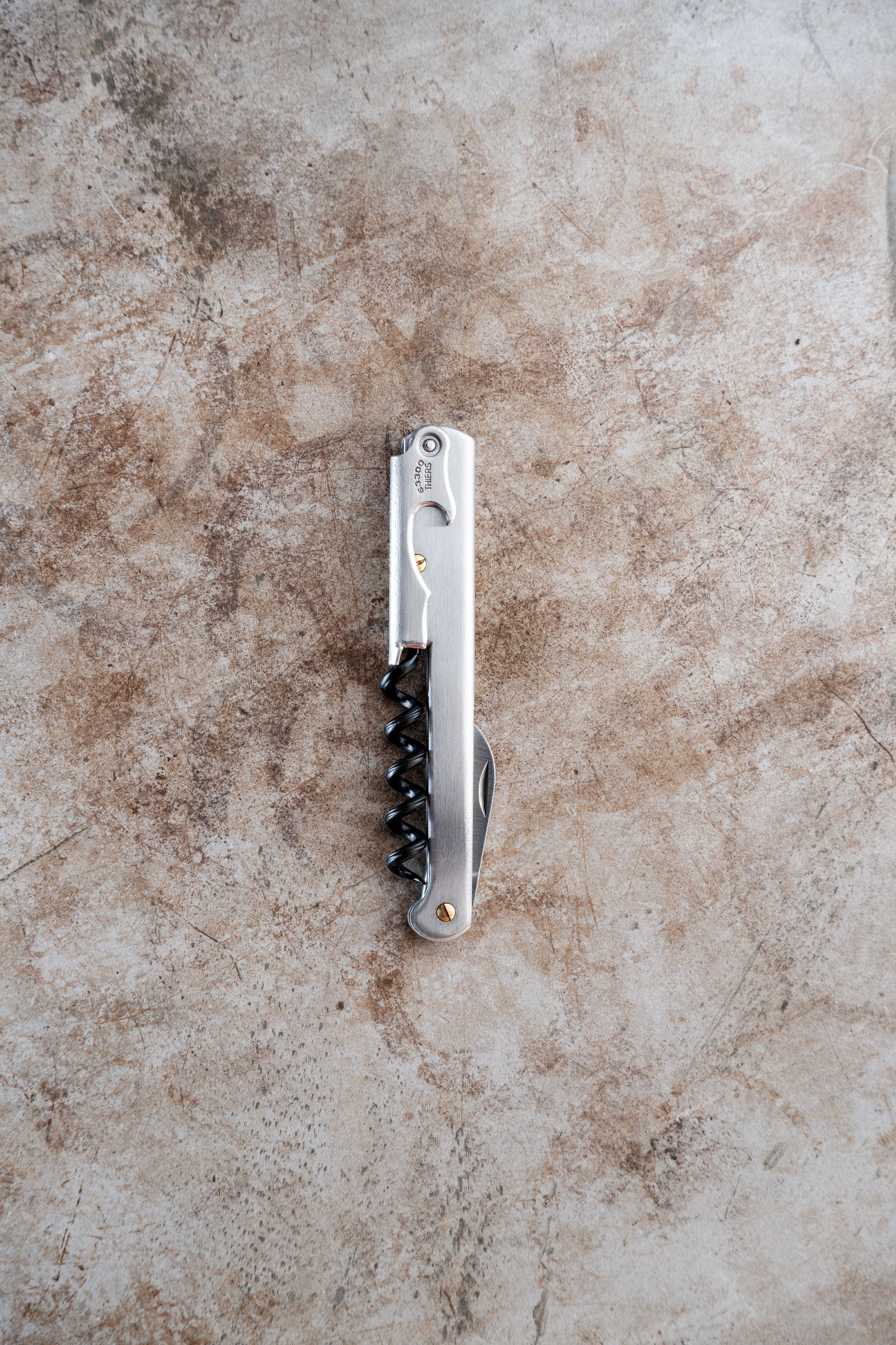 Cartailler-Deluc Sommelier Corkscrew - Matt Stainless