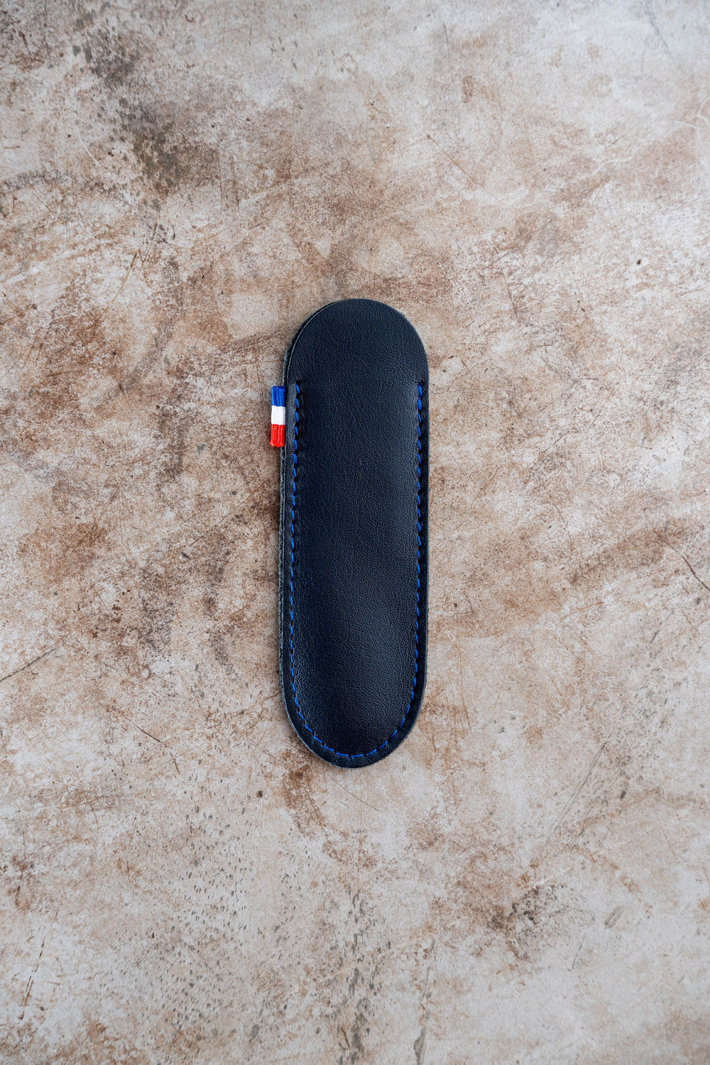 Cartailler-Deluc - Navy Blue Leather Case