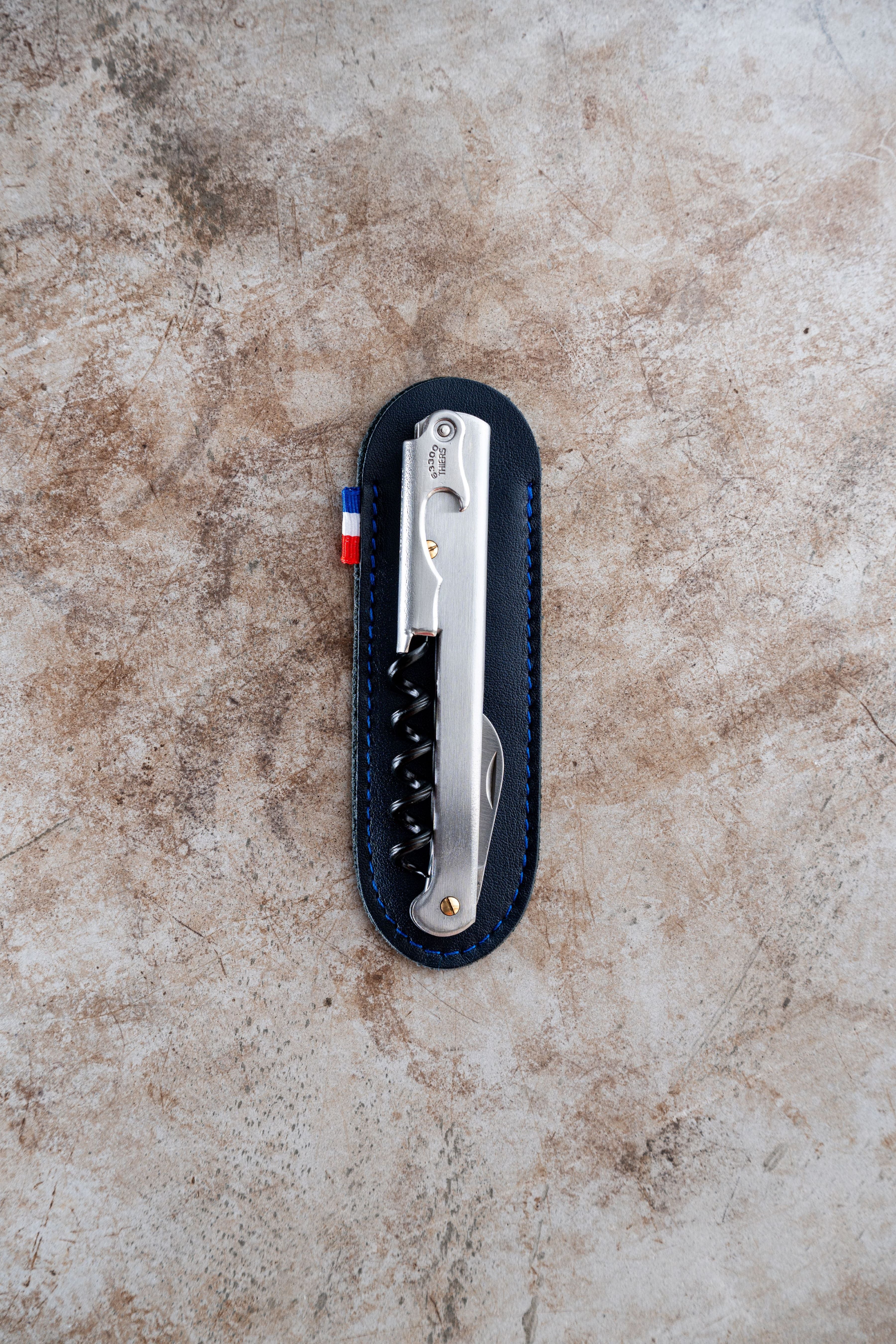 Cartailler-Deluc - Navy Blue Leather Case