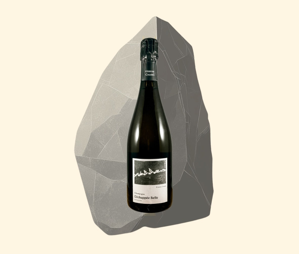 NV Champagne Etienne Calsac, "L'échappée Belle," Extra Brut (2022, disg 04/25)