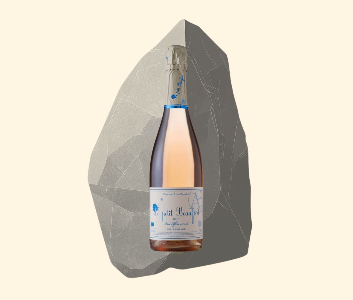 2013 Le Petit Beaufort, Vin Effervescent Rosé Millésime, Brut Nature (disg 12/23)