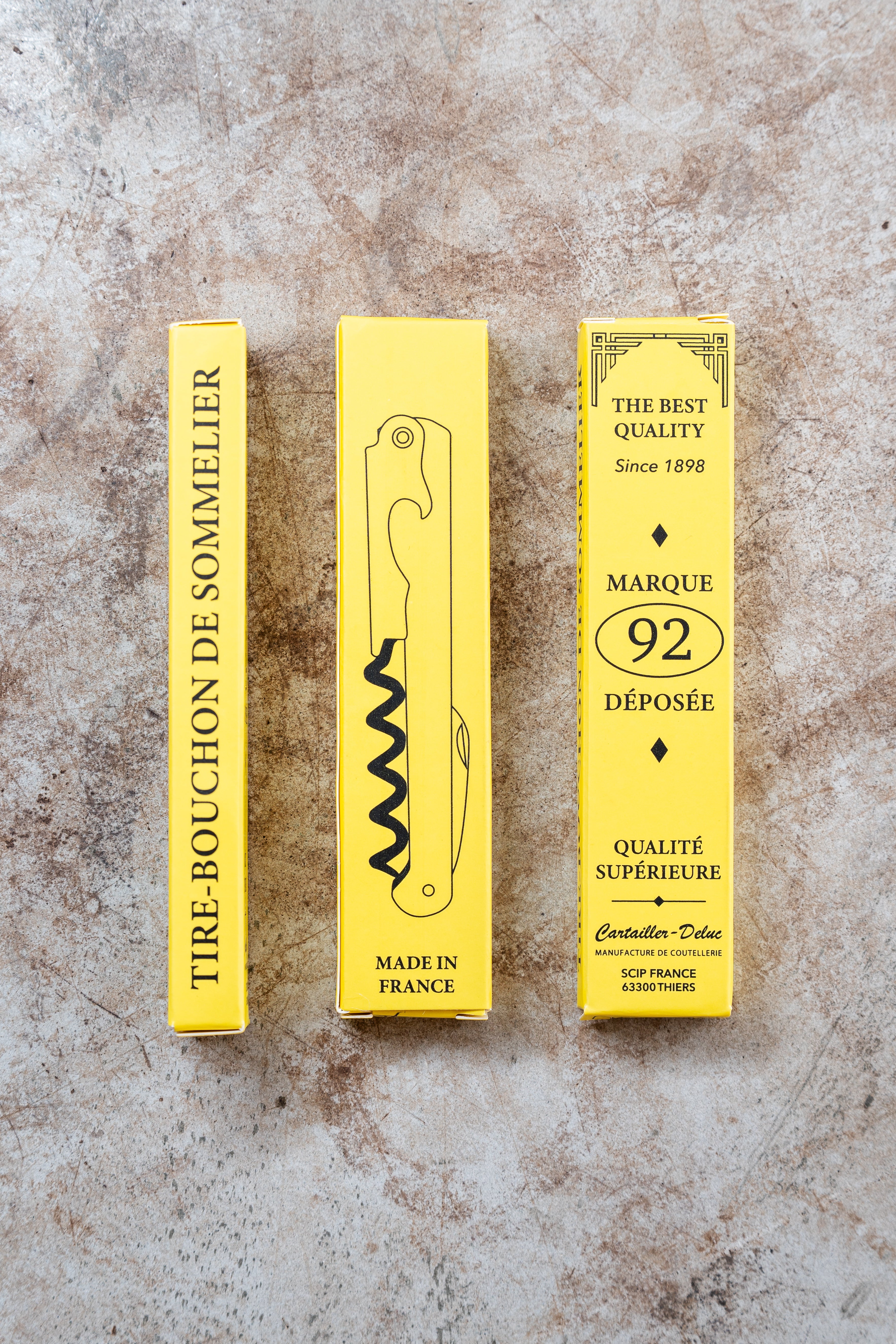 Cartailler-Deluc Sommelier Corkscrew - White Stainless